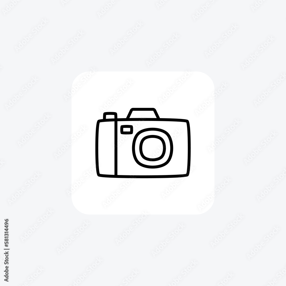 Camera, photo fully editable vector fill icon
Camera, photo fully editable vector fill icon