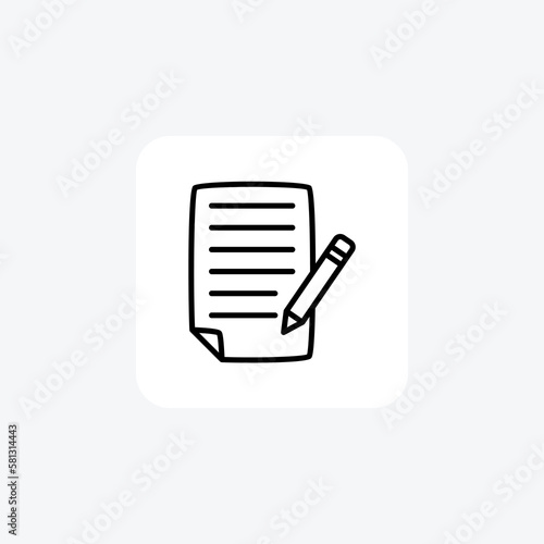 Contact, file fully editable vector fill icon

