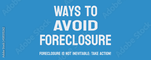 Ways to Avoid Foreclosure: A house with a "for sale" sign.