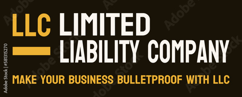 LLC Limited Liability Company Method: A person signing a document with the text "LLC Limited Liability Company Method."