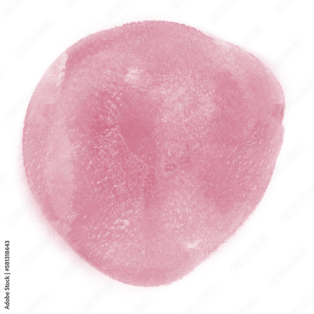 Pink Abstract Watercolor Circle Pink Abstract Watercolor Circle