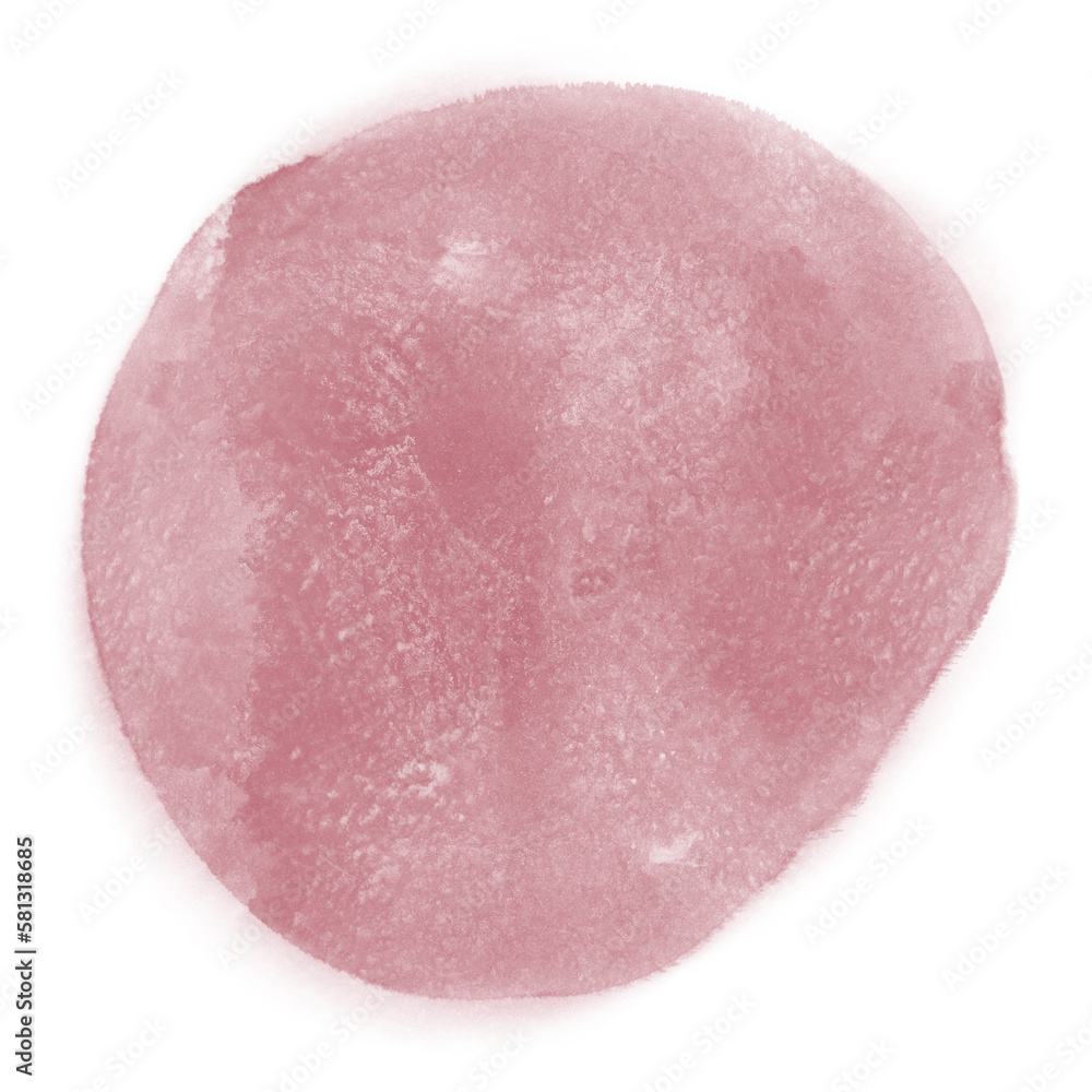 Pink Abstract Watercolor Circle Pink Abstract Watercolor Circle