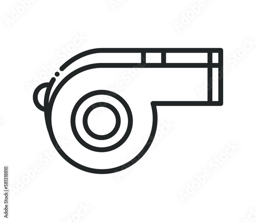 referee whistle icon