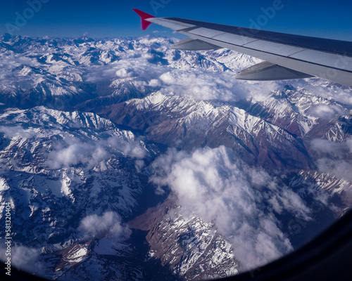 view from the plane