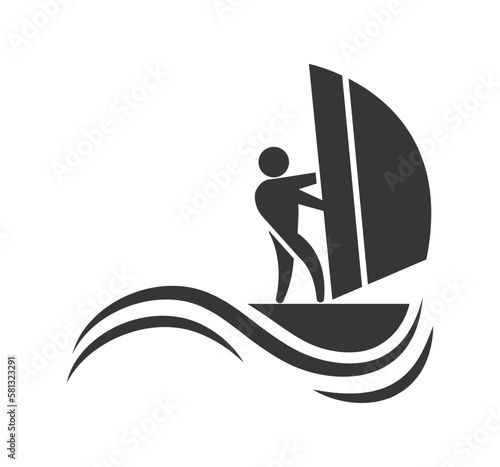 sailing sport icon