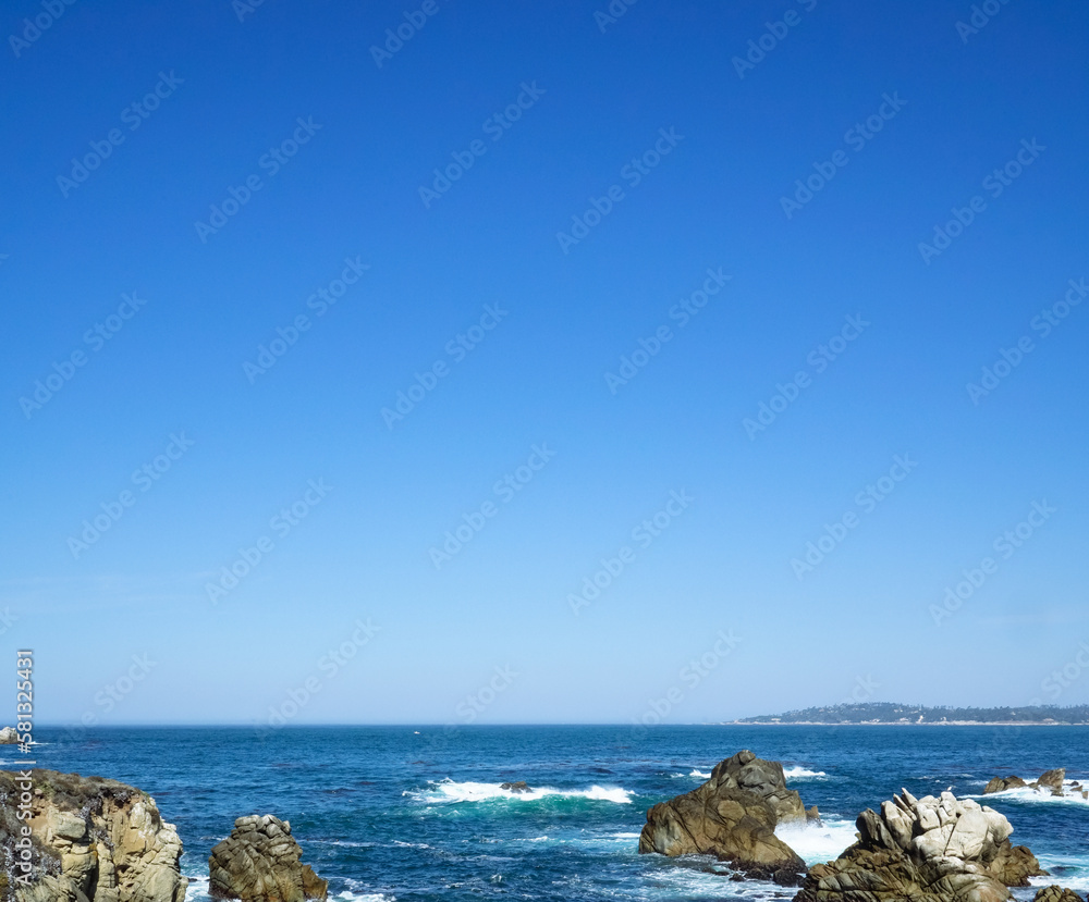 The ocean view from Point Lobos State Natural Reserve in California