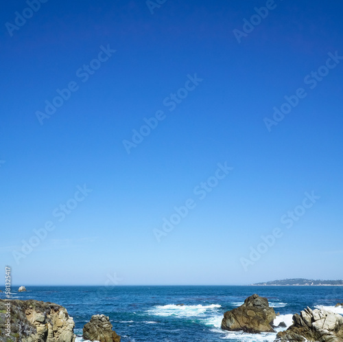 The view from Point Lobos State Natural Reserve in California