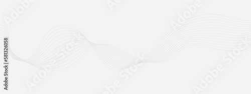 Abstract wavy grey stream element for design on transparent background isolated. Wavy white and grey lines background.