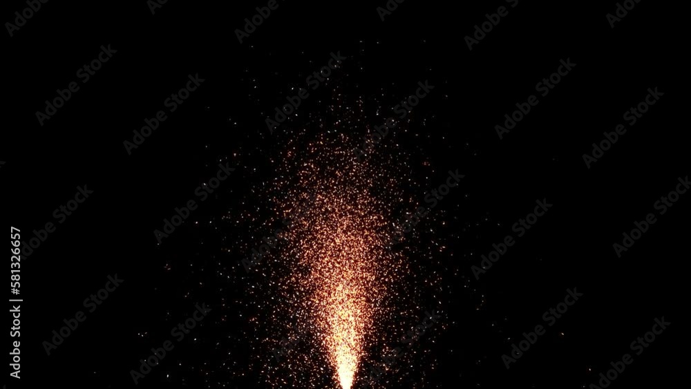 Spark particle on alpha channel Spark particle on alpha channel