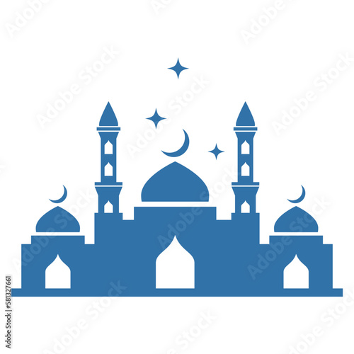 Mosque silhouette