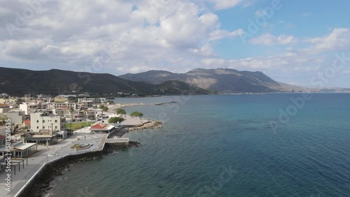 view of the bay  Kastelli Crete photo