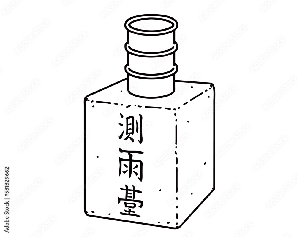 A Cheugugi. This is a rain gauge from Joseon dynasty of Korea. It is ...
