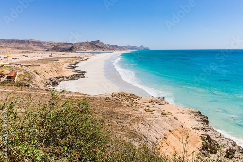 coastline near the Blowholes at Al Mughsail Salalah, Sultanate of Oman