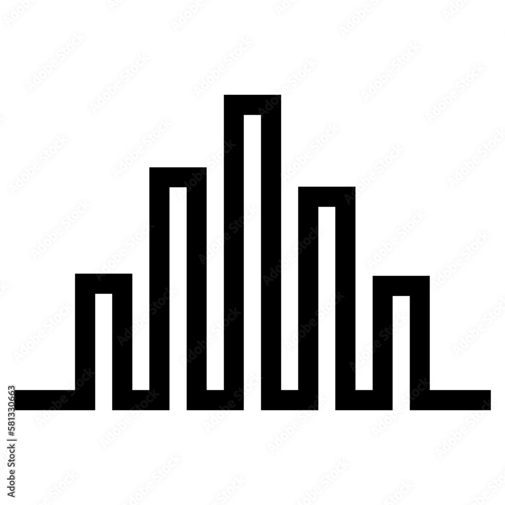 Black Audio Wave Rectangle Black Audio Wave Rectangle