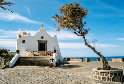 Fototapeta Naklejka Na Ścianę i Meble -  Soccorso church, Ischia island.