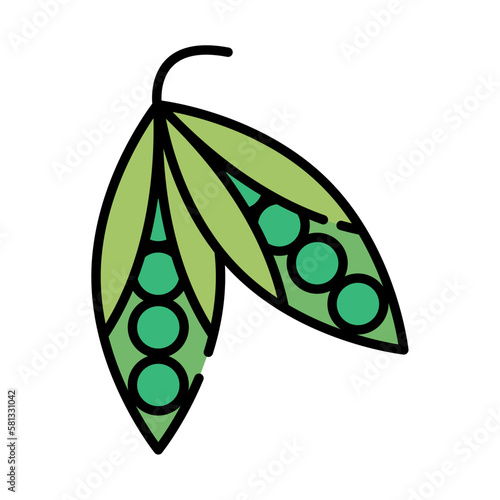 peas vegetable food