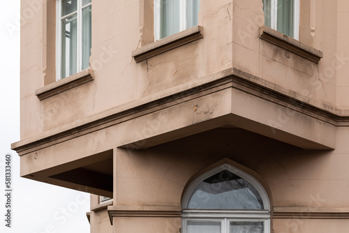 Fotografie Corner of a traditional building