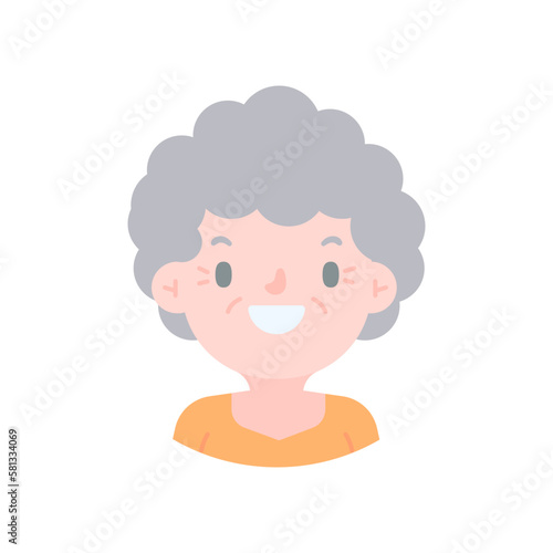 Avatar with a young face pictures of men and women of various nationalities