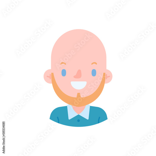 Avatar with a young face pictures of men and women of various nationalities