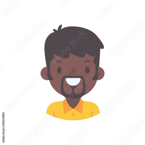 Avatar with a young face pictures of men and women of various nationalities