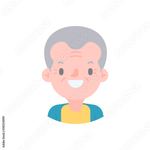 Avatar with a young face pictures of men and women of various nationalities