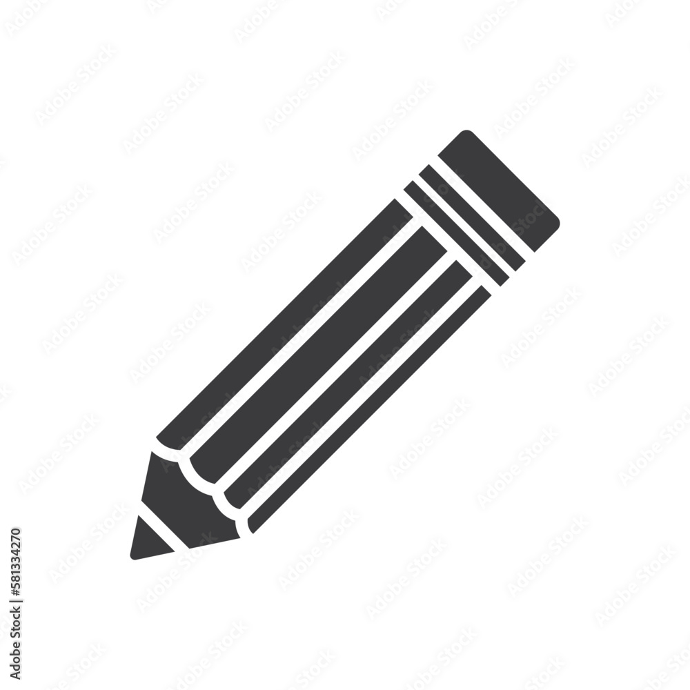 pencil icon design vector template pencil icon design vector template