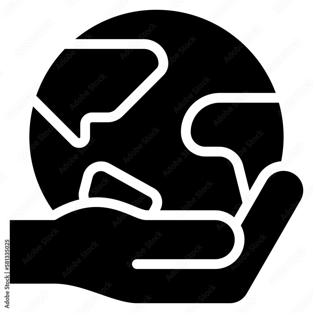 save earth icon with glyph style and 64 px base. Suitable for website design, logo, app, ui and etc. save earth icon with glyph style and 64 px base. Suitable for website design, logo, app, ui and etc.