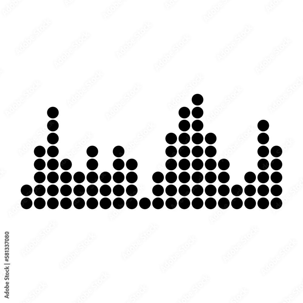 Audio Wave Illustration Audio Wave Illustration