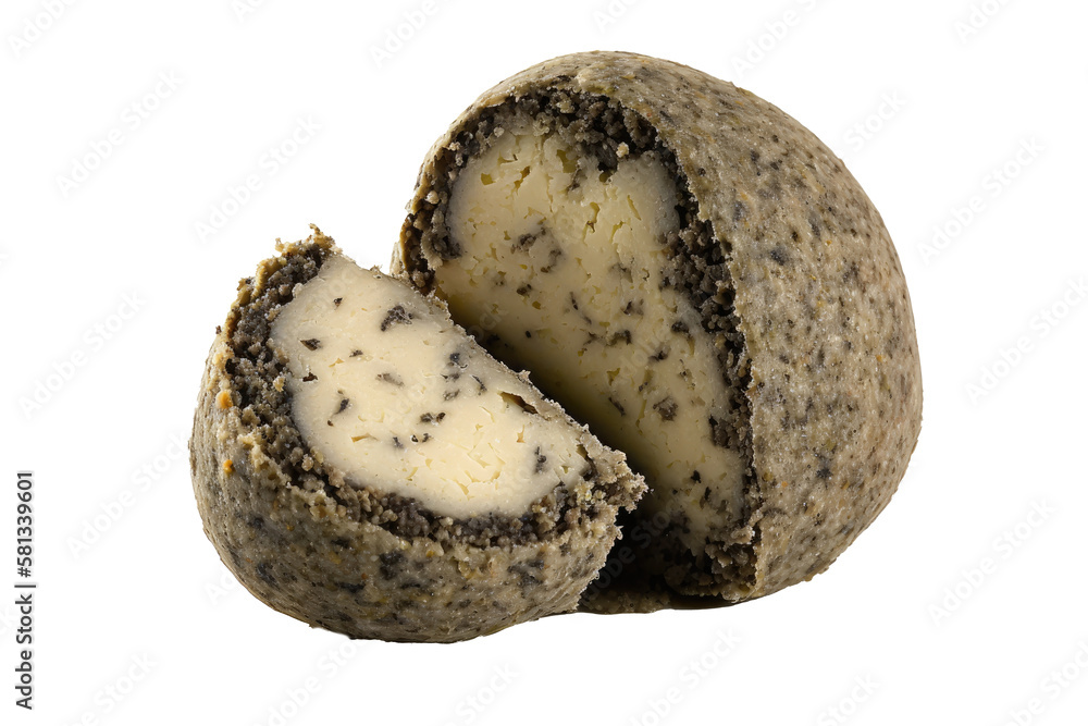 Haggis on isolated transparent background, png. Generative AI Stock