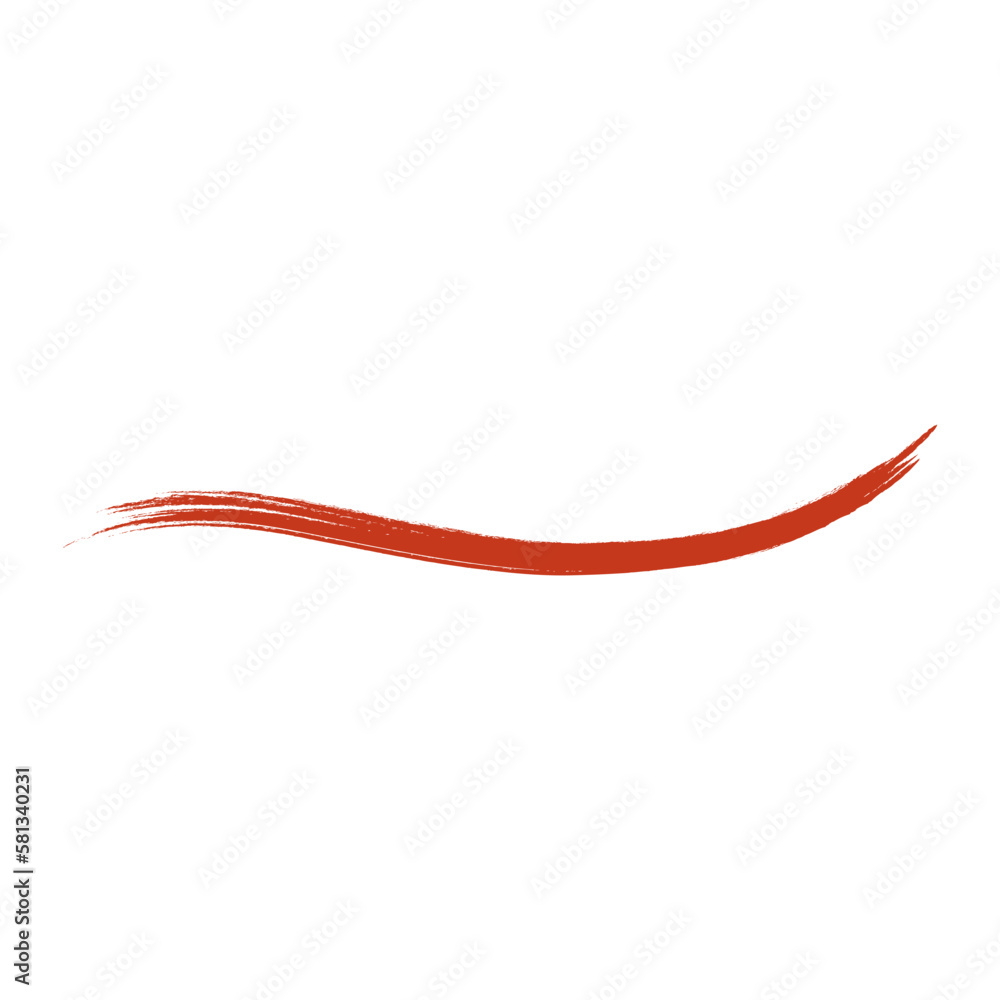 Paint brush stroke red chili pepper isolated Paint brush stroke red chili pepper isolated