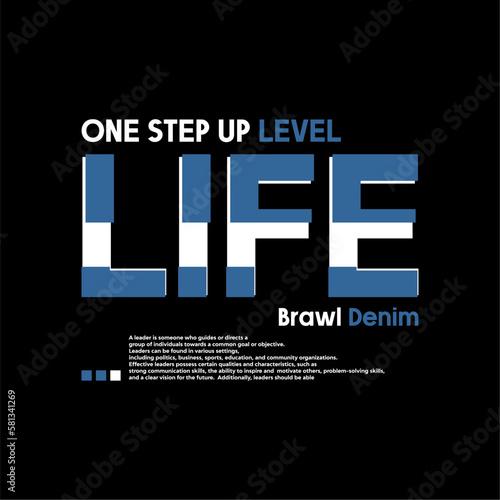 one step up level life brawl denim