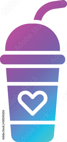 Frappe Vector Icon Design Illustration
