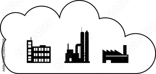 Nachhaltigkeit in der Cloud - Fabrik, Gebäude und Industrie Anlage - vernetzt und digital zukunftsfähig