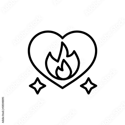 Passion icon in vector. illustration