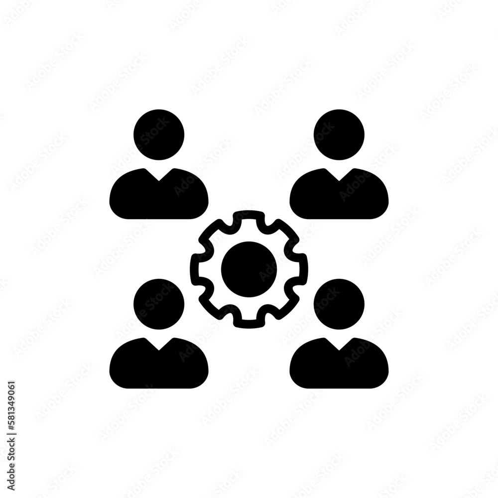 Collaboration icon in vector. illustration Collaboration icon in vector. illustration