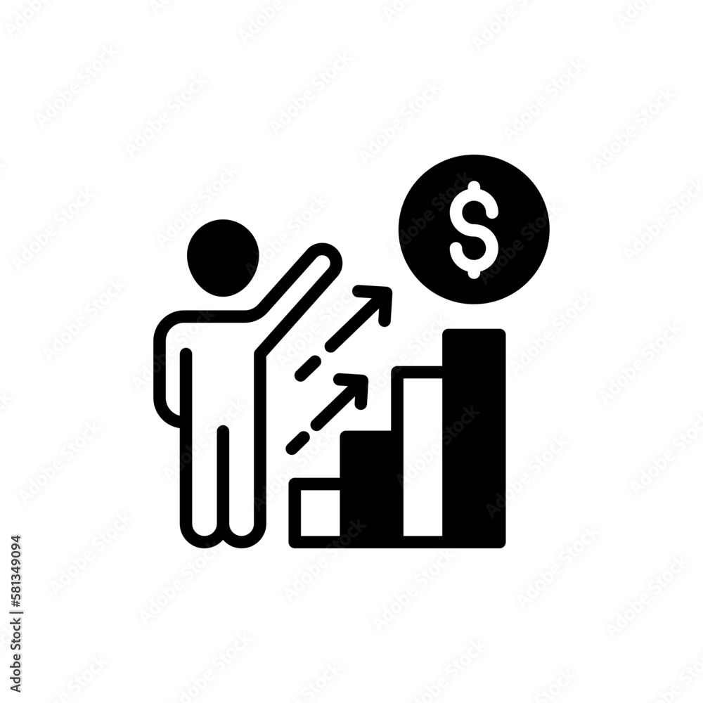Wealth icon in vector. illustration Wealth icon in vector. illustration