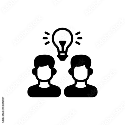 Sharing Experience icon in vector. illustration