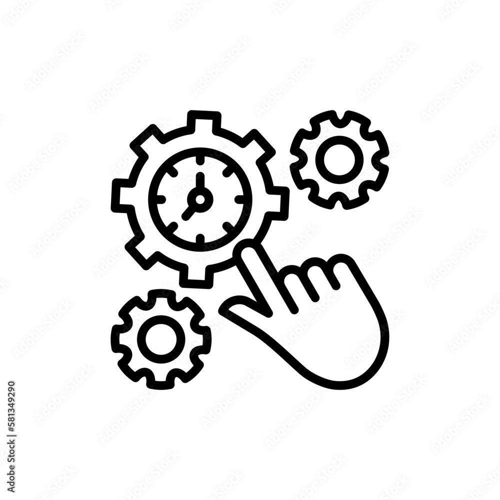 Time Management icon in vector. illustration Time Management icon in vector. illustration