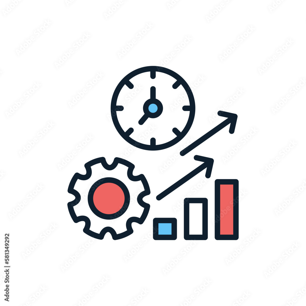 Productivity icon in vector. illustration Productivity icon in vector. illustration