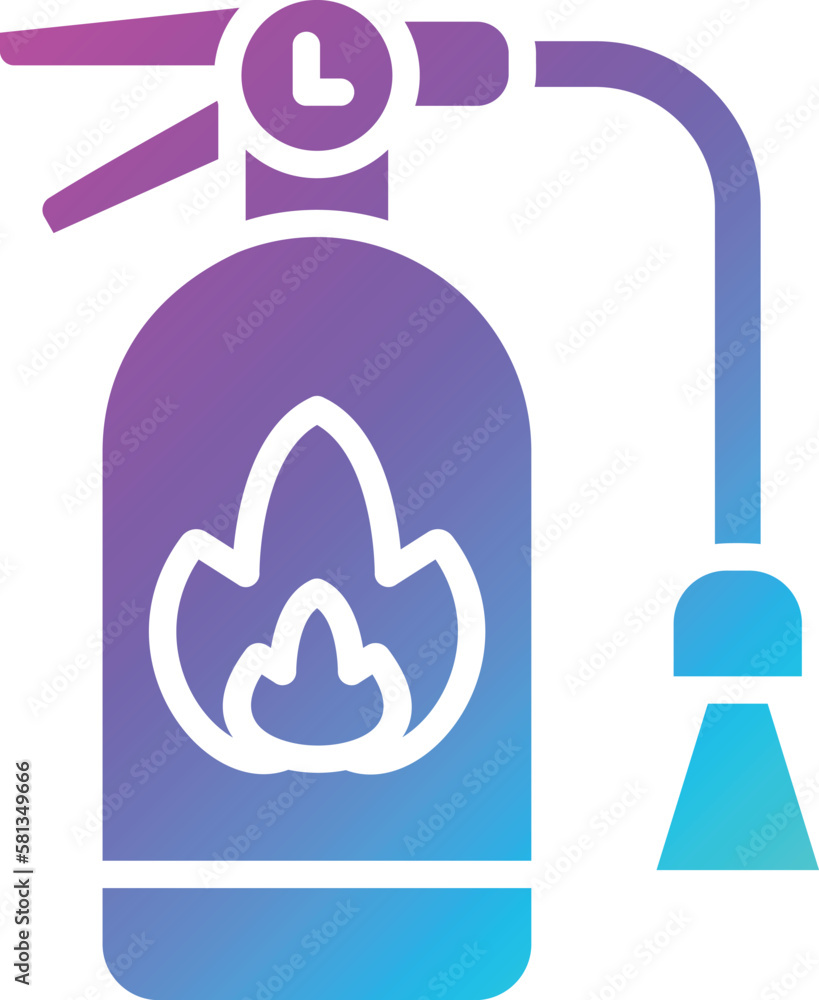 Fire extinguisher Vector Icon Design Illustration Fire extinguisher Vector Icon Design Illustration