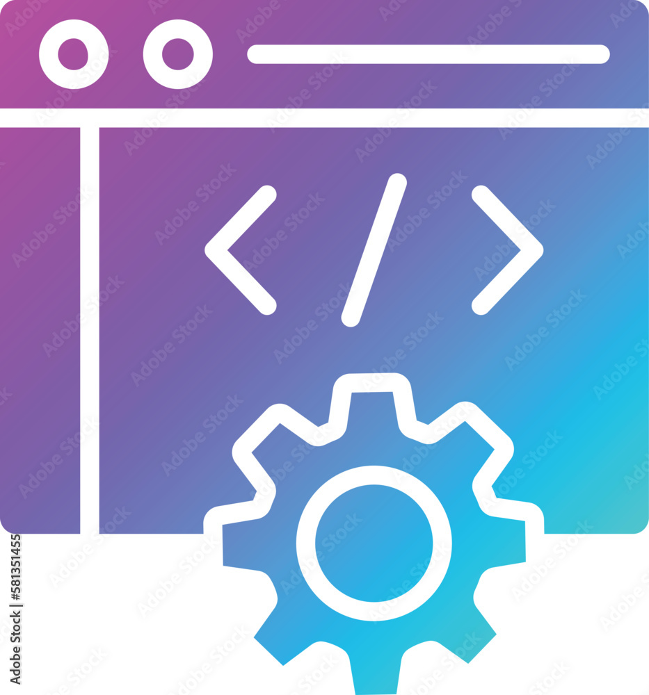 Web development Vector Icon Design Illustration Web development Vector Icon Design Illustration