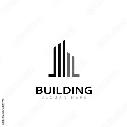 Building Construction Logo Design Vector real estate