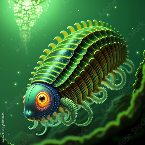 deep sea creature, marine w...