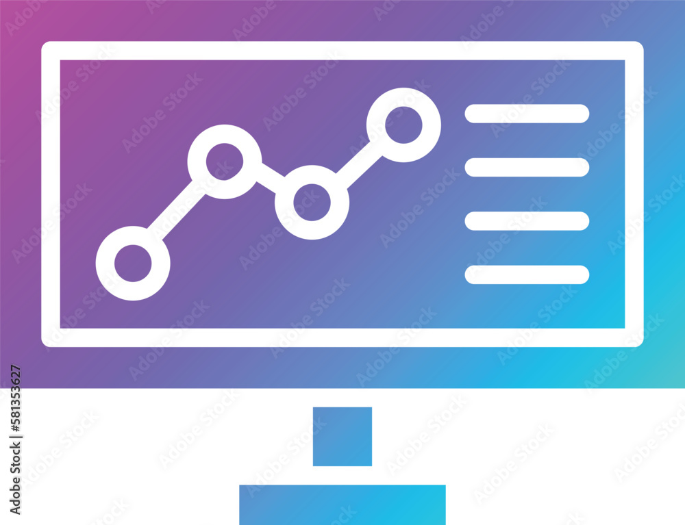 Analysis Vector Icon Design Illustration