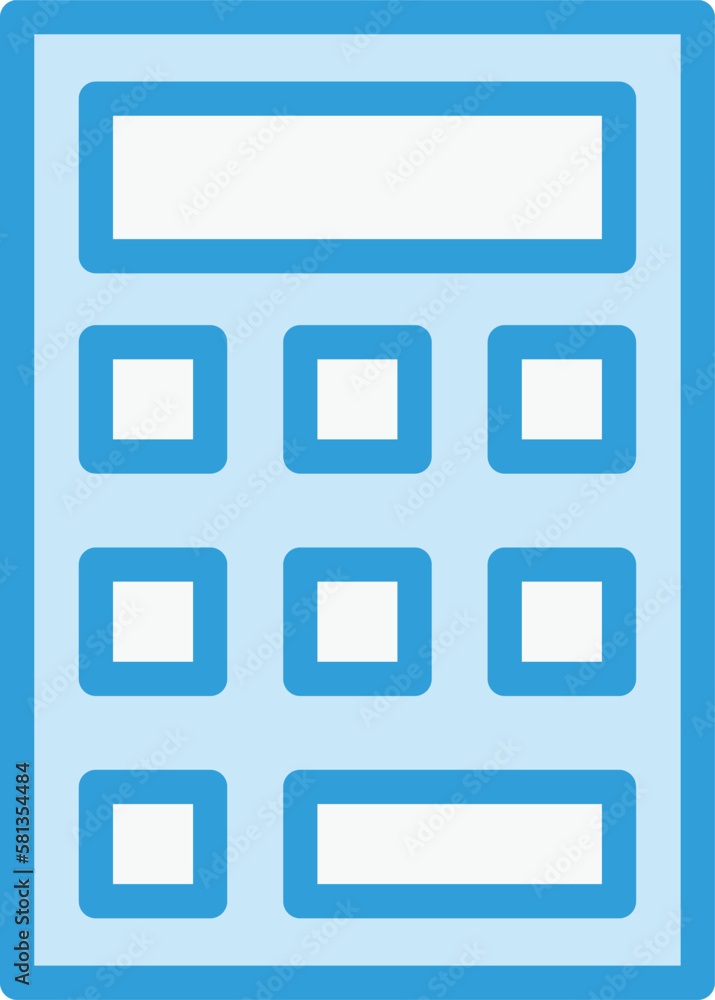Calculator Vector Icon Design Illustration Calculator Vector Icon Design Illustration