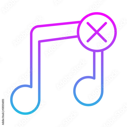 No Music Icon