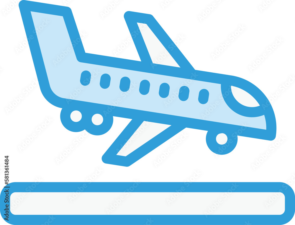 Landing Vector Icon Design Illustration Landing Vector Icon Design Illustration
