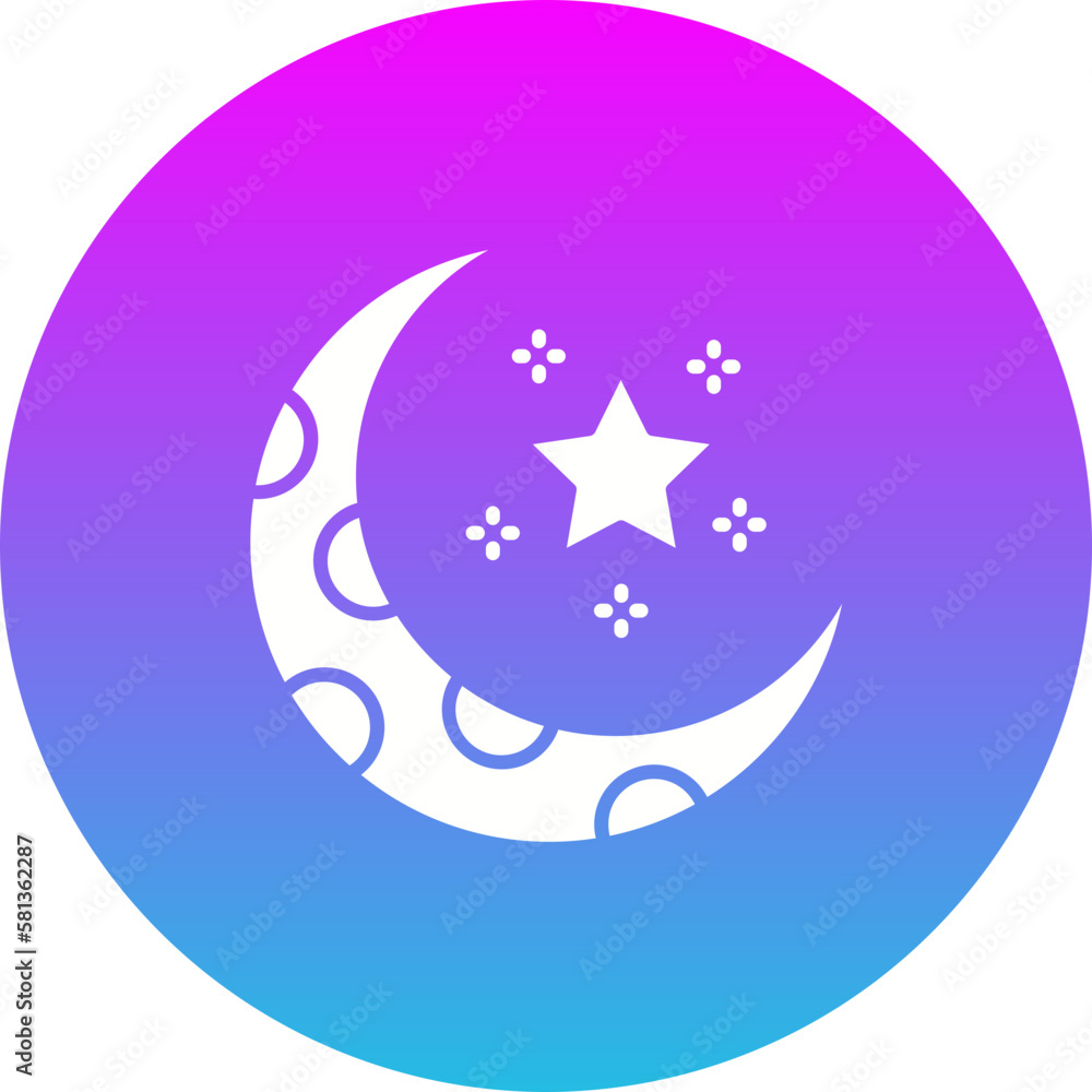 Crescent Moon Icon Crescent Moon Icon