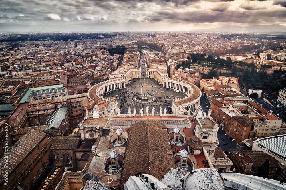 Vatican city and Rome