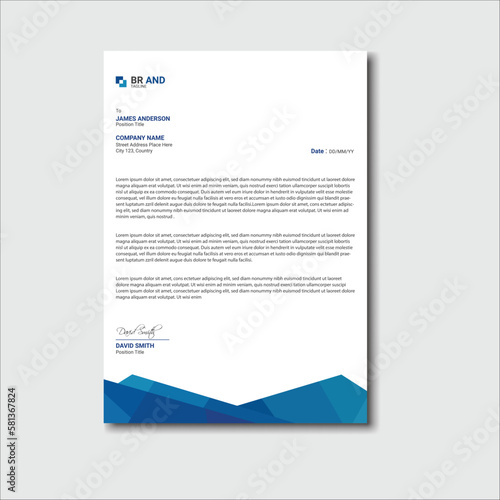 Letterhead template
